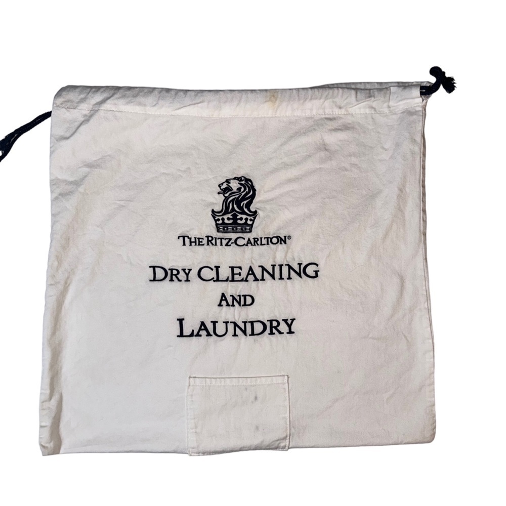 Authentic Embroidered Ritz Carlton Laundry Bag